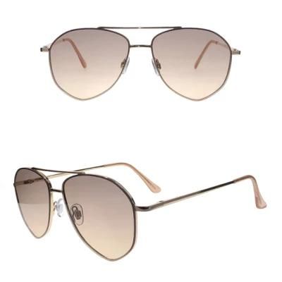 New Development Polygon Pilot Style Metal Fashion Sunglasses