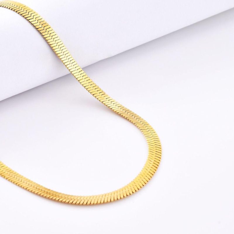 Hot Sale Stainless Steel Necklace Bracelet Herringbone Chain Fashion Jewelry Design