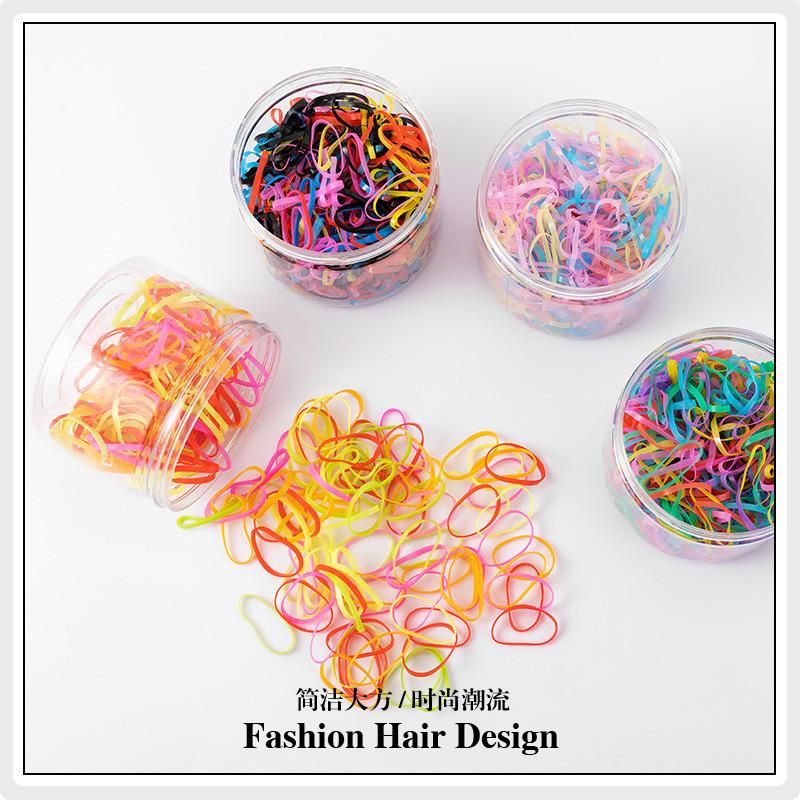 Fashion Jewelry Colorful Disposable Leather Band Hair Ring