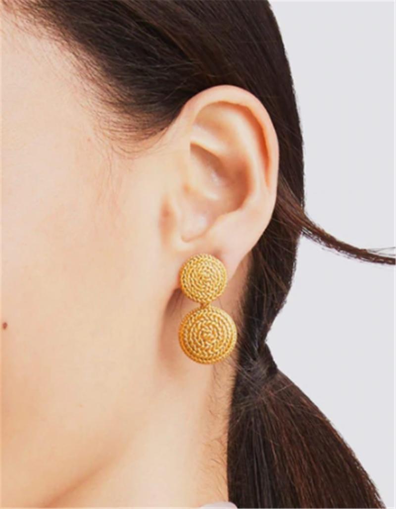 Factory Supplier Round Shape MIDI Earring Studs Tier Drop Earrings