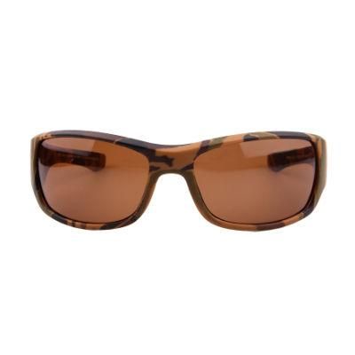 2017 Factory Directly Wrapped Sports Sunglasses with Camo Pattern