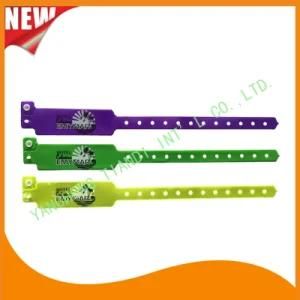 Custom Entertainment Vinyl Plastic ID Wristband Bracelet Bands (E6060B42)