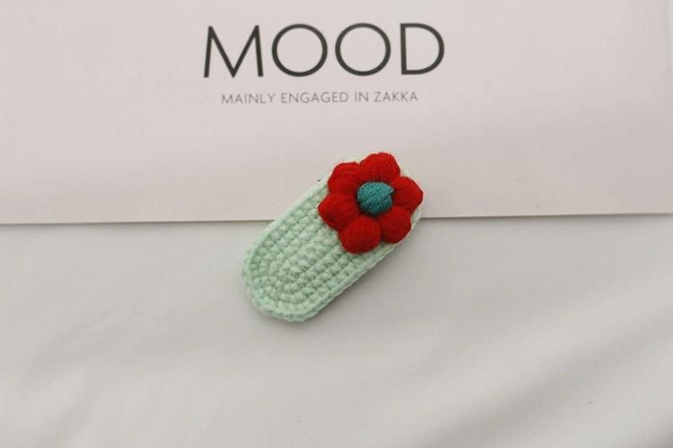Crochet Flower Hair Accessory Clips Ym254
