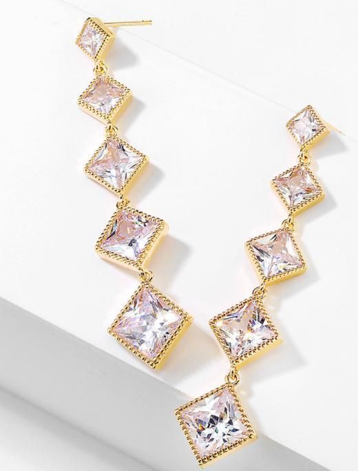 Bridal Pear CZ Earring Jewelry, Fashion Earring Jewelry, Gift Earring, Wedding CZ Earring Jewelry