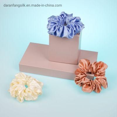 2022 New Design High Quality 100% Mulberry Silk Hair Scrunchies