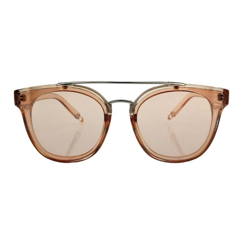 2018 Hot Selling Fashion Cat Eye Sunglasses with Metal Tip