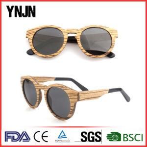 Ynjn Adjustable Spring Hinge Wood Sunglasses