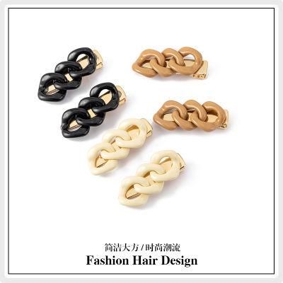 Fashion Jewelry Simple Temperament Twist Duckbill Clip Hair Clip