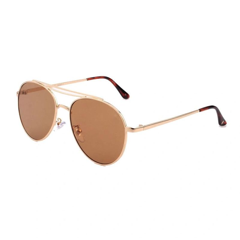 2018 Classical Metal Sunglasses with Two Bridge