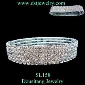 Bracelet Made of Rhinestones