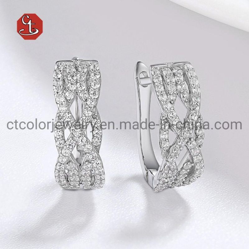 Fashion Jewelry Set Wholesale Silver Earring for Women
