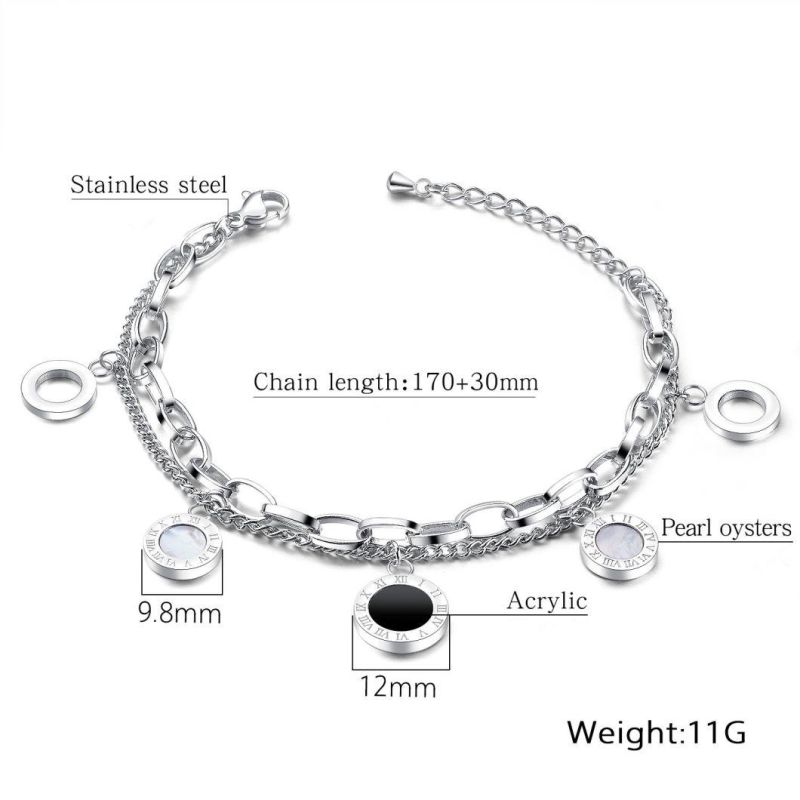 Stainless Steel Jewelry New Roman Bracelet Br853