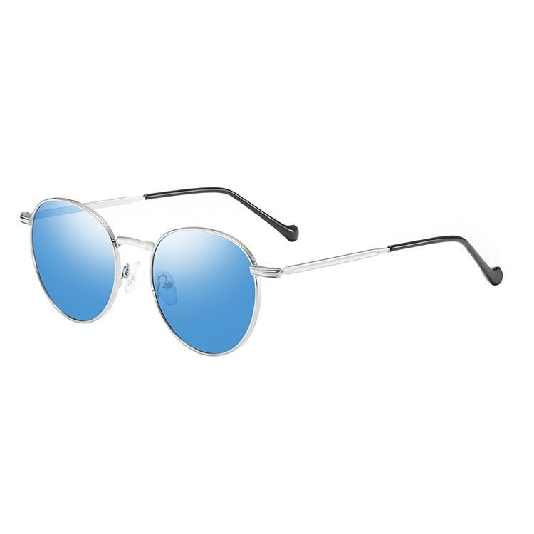 2019 Fashionable Round Shape Metal Sunglasses for Ready Made Goods