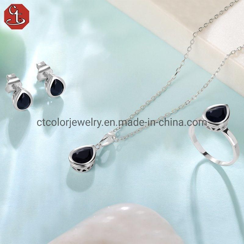 Fashion Accessories 925 Sterling Silver temperament women Gift Jewelry Set