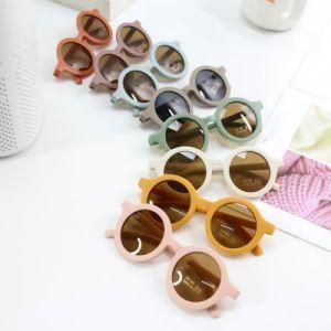 Fashion Kids Toddler Unisex Baby Retro Sunglasses Round Glas