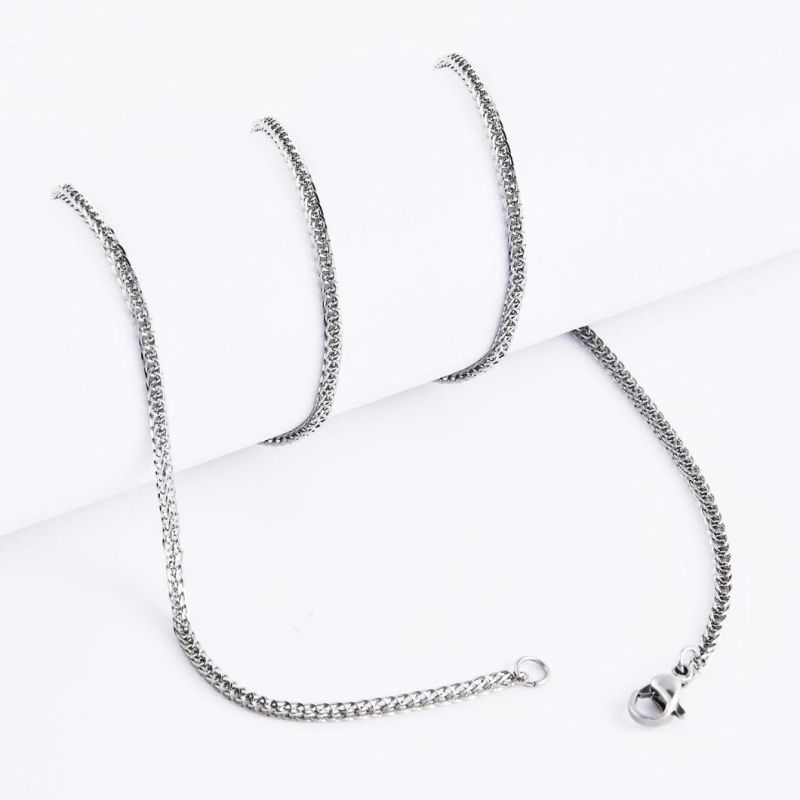 Popular Hot Sale Stainless Steel Chopin Chain Jewelry Fashion Stainless Steel Necklace Bracelet for Gift Design