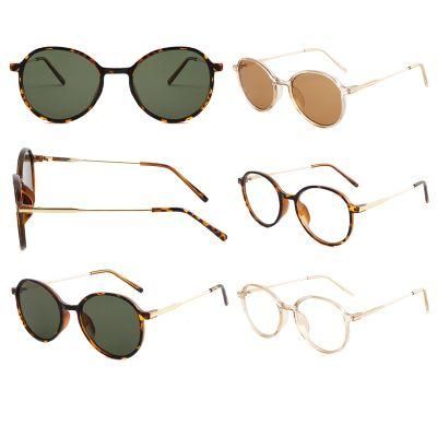 China Eyewear Manufacture Optical Frames Glasses 2020 Eye Glass Wholesale Wholesale Fashion Round Metal Frames Glasses Optical Eyewear