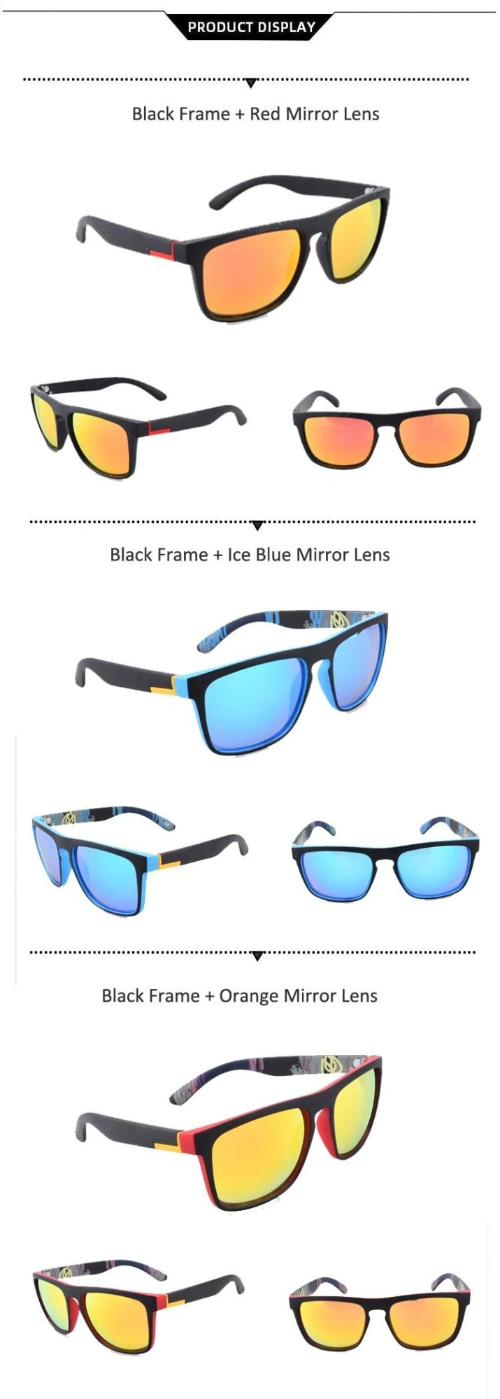 2021 New Square Sunglasses Men Polarized Sun Glasses River Retro Vintage Women Fashion Driving Eyewear Sports Eyewear Unisex PC