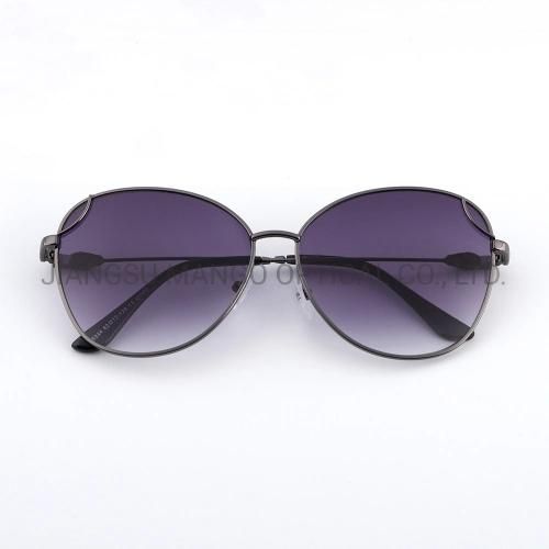 Ellipse Blue Lens Female Comfortable Sunglasses