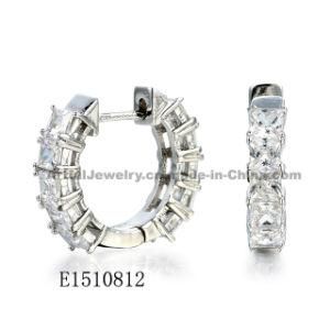 925 Sterling White Prong Set Earring