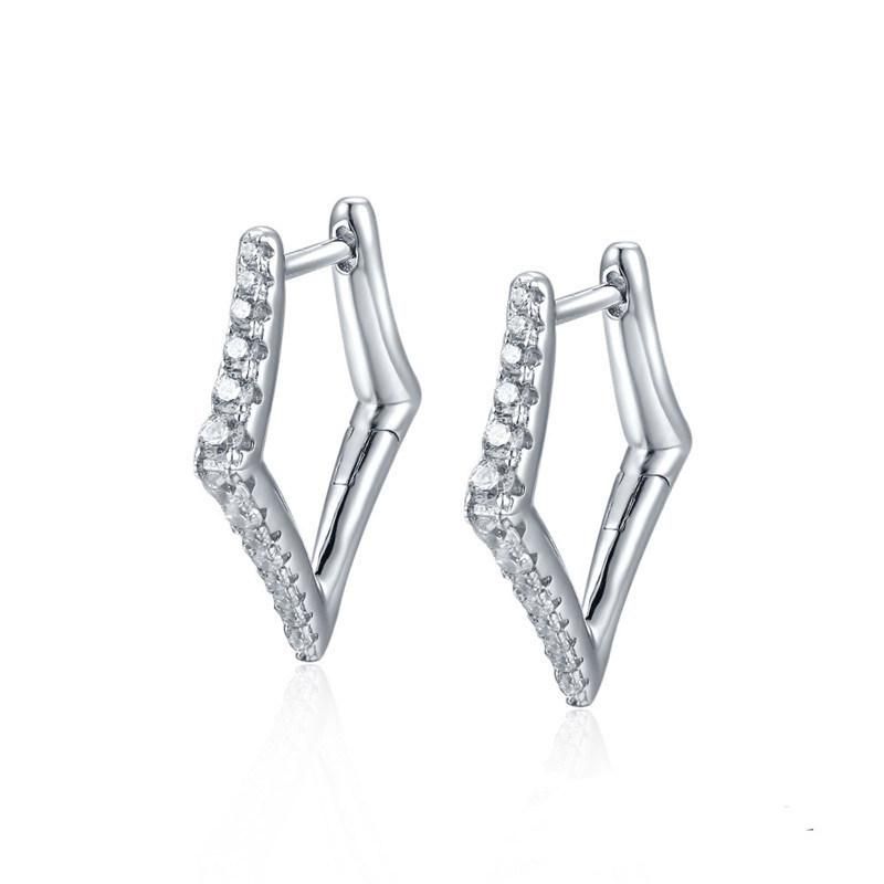 2022 New Fashion 925 Silver or Brass Earring with 18K Yellow Gold