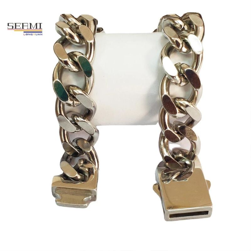 Men′ S Titanium Steel Guba Double-Sided Abrasive Hip Hop Bracelet