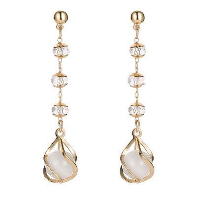 Korean Style Retro Fashion Female Long Earrings