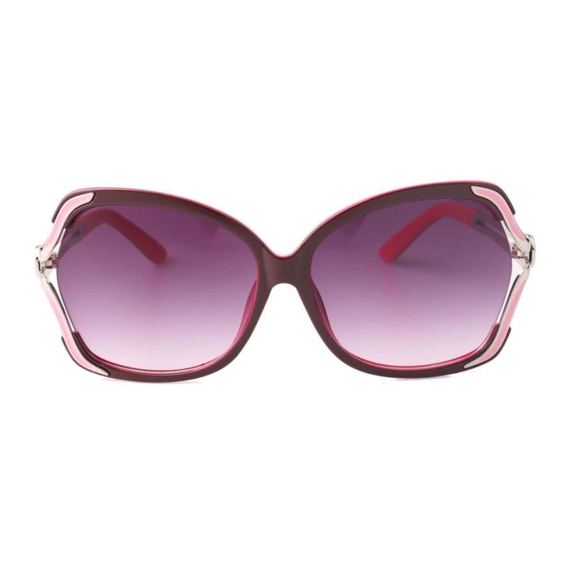 2018 Hot Selling Classical Women Sunglasses with Metal Decoration