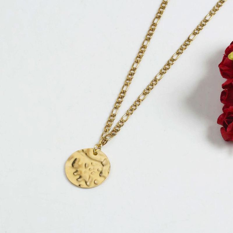 Manufacturer Custom High Quality Fashion Jewelry Stainless Steel 14K 18K Gold Plated Necklace Collier En Acier Inoxydable Wholesale