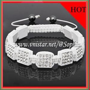 New Design Clear Cubic Beaded Bracelet