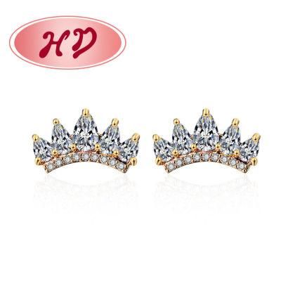 Fashion Jewelry Design Custom Made Custom Gold Stud Earring Designs