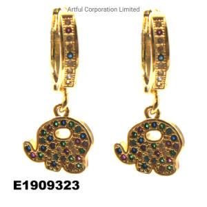 Fashion jewelry Gold Plating 925 Silver Earring