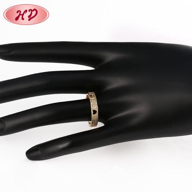 Fashion 18K 14K Gold Plated Silver Wedding Rings Women Stainless Steel Finger Rings Man Design Engagement Jewelry