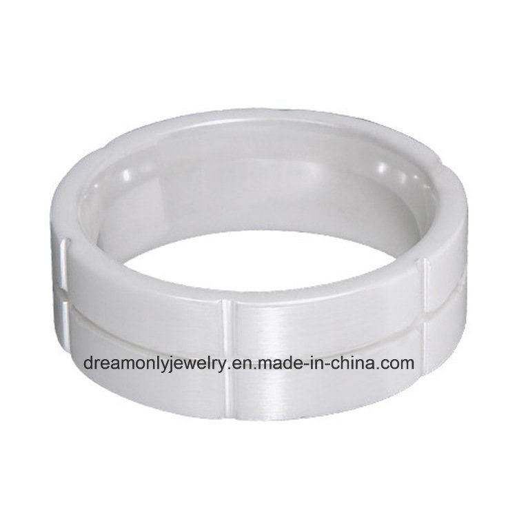 Cross Ceramic Ring for Men and Women