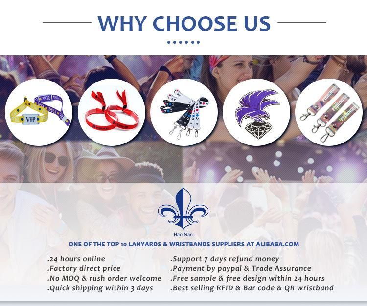Festival Personalized Silicone Wristbands with Customized