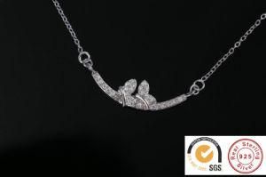 Fashion 925 Sterling Silver Necklace with Micro Pave Set Pendant Baam0638