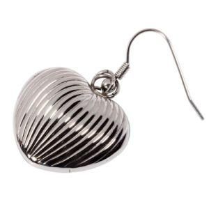 Hollow Heart Fashion Stainless Steel Earrings (ME-H-11011A)