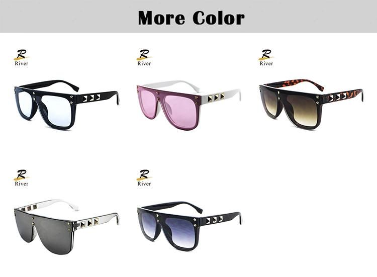 Popular PC Frame Women Ready Sunglasses with Star Accessories