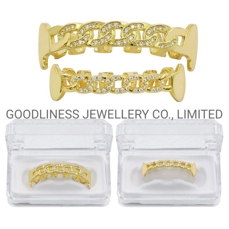 Hotsale Fashion Men Teeth Grillz Rapper Hip Hop Jewelry