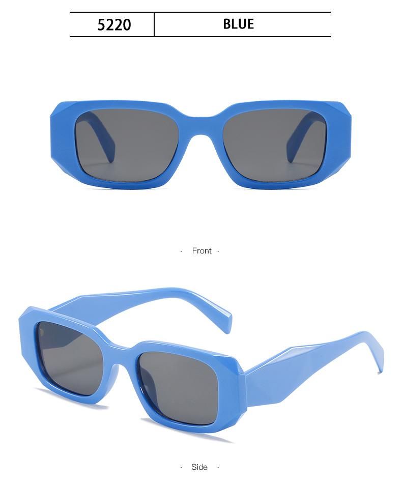 Trimmed Sunglasses New Square Retro Polygon Wide Leg Sunglasses