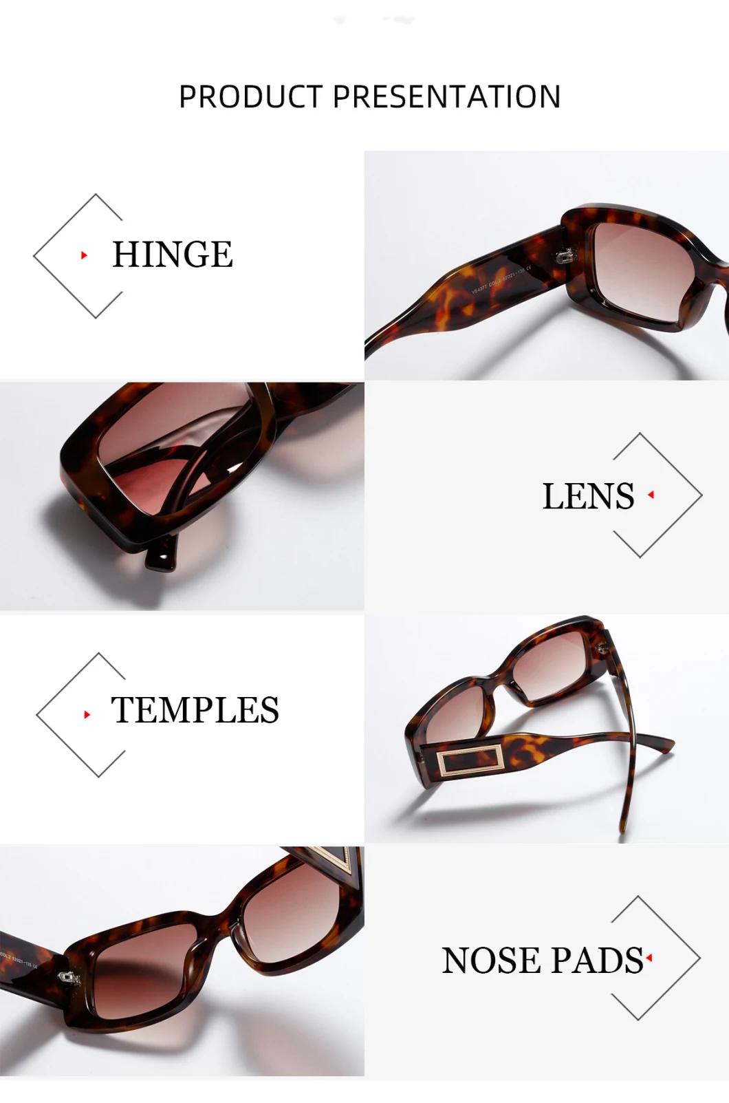 fashion Unique Square Rivet Retro Sunglasses Small Trend Sunglasses New Sun Glasses for Women and Mens