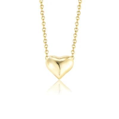 S925 Sterling Silver Heart Clavicle Chain Hollow Heart Necklace