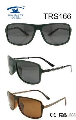 Fashion Designer Hot Sale Style Frame Tr90 Sunglasses (TRS166)