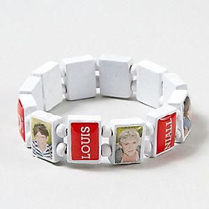 One Direction Stretch Wooden Bracelets