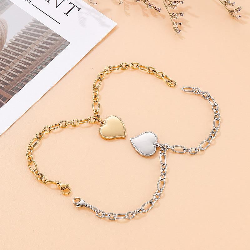 Manufacturer Custom Jewelry High Quality Tarnish Free Water Resistant Jewelry Luxury Gold Filled Bracelet Heart jewellery