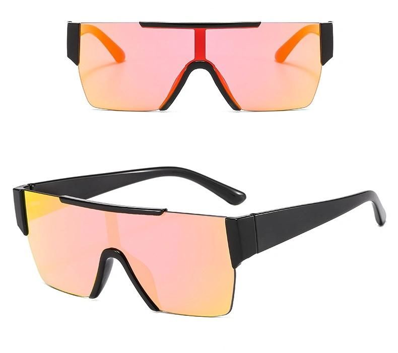 2020 New Frameless One-Piece Plastic Sunglasses