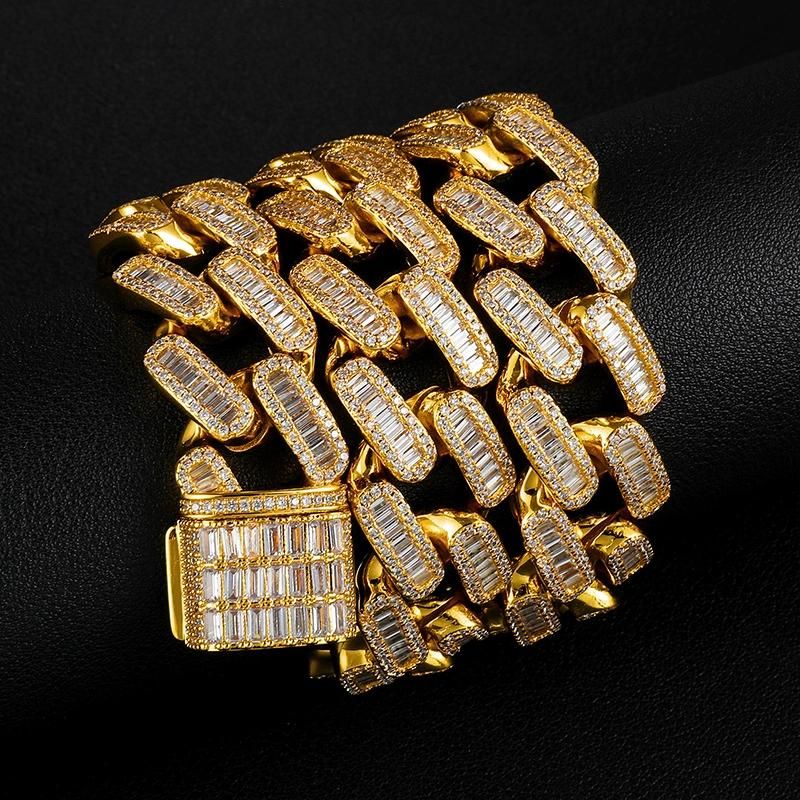 Wholesale Fine Luxury Copper Zircon Diamond Bracelet