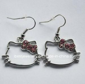 Fashion Jewellery- Hello Kitty Rhinestones Earrings
