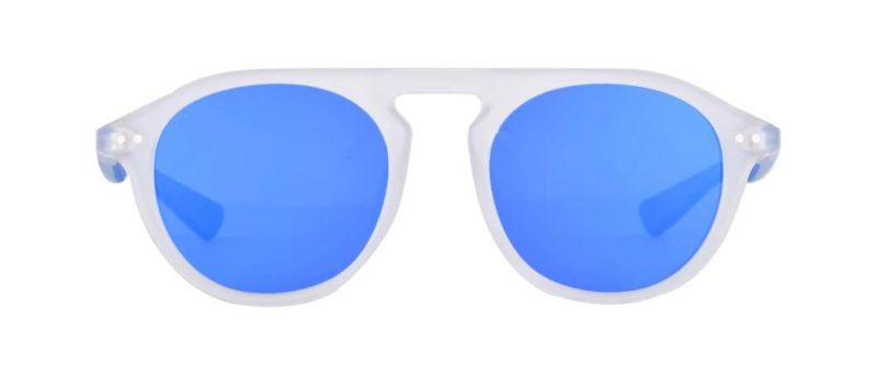 Eugenia 2022 Drop Shipping New Fashion Smallsize Frame Clear Smoky Transparent Shades Luxury Brand UV400 Blue Revo Sunglasses Round River on Stock Men Women Su