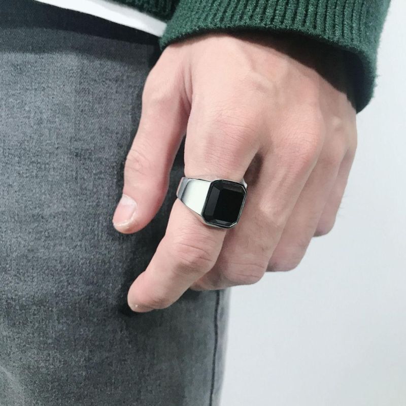 Stainless Steel Jewelry Mens Fashion Ring